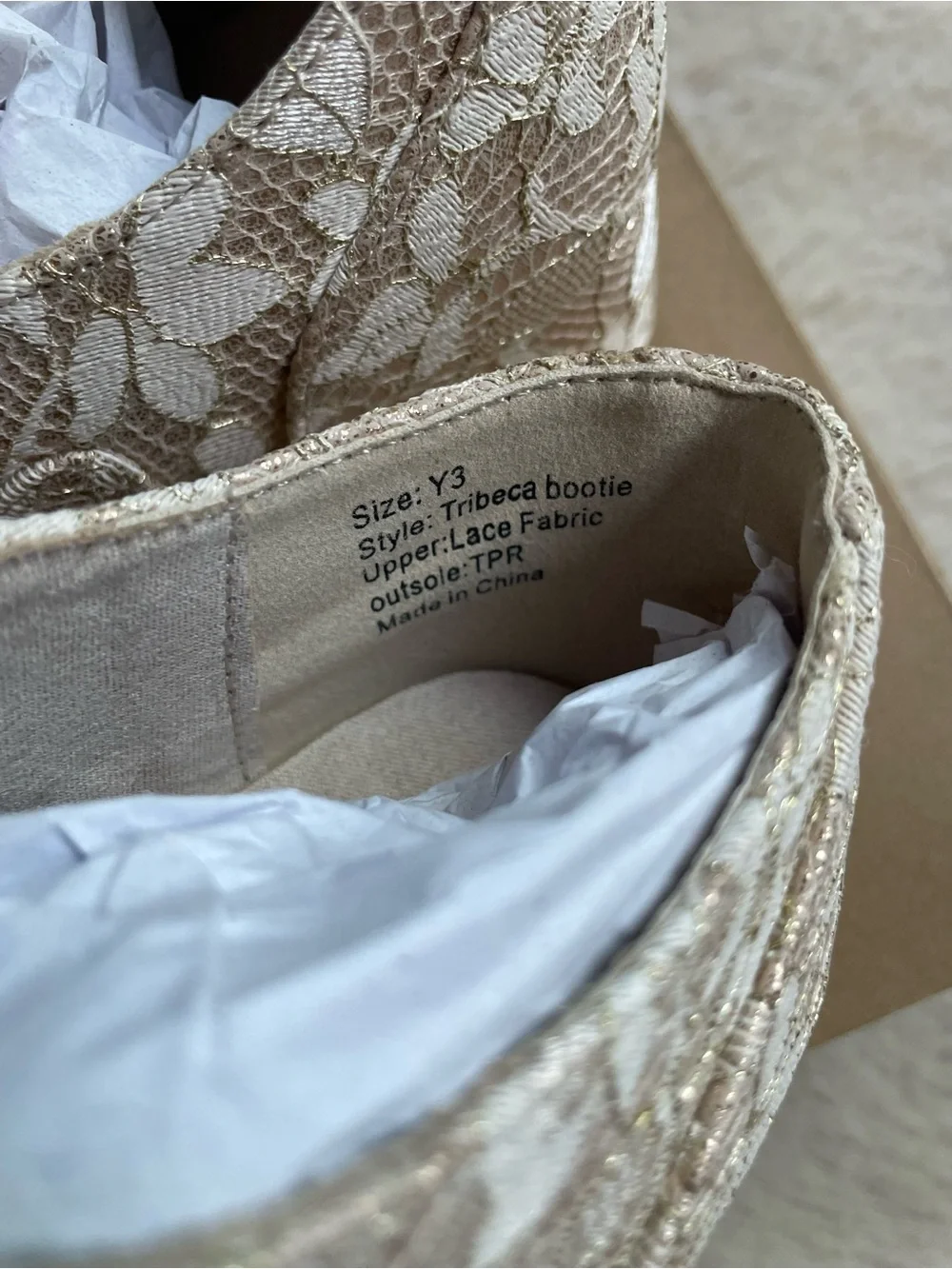 Joyfolie | Tribeca Bootie in Cream | Y3